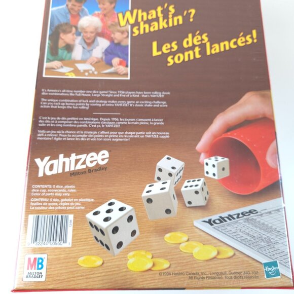 Yahtzee The Classic Shake & Score Dice Game 1998 Edition New Sealed - Picture 4 of 5